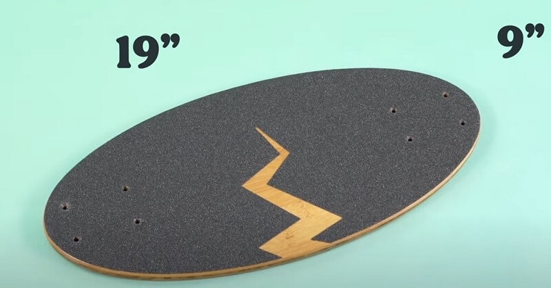 Eggboards Mini Longboard Skateboard deck size