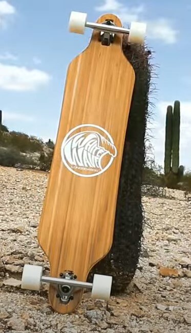 White Wave Missile- Wooden Cruiser Skateboards