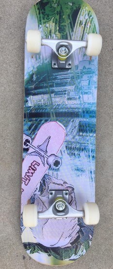 Whome 31-inch Double-kick Skateboard